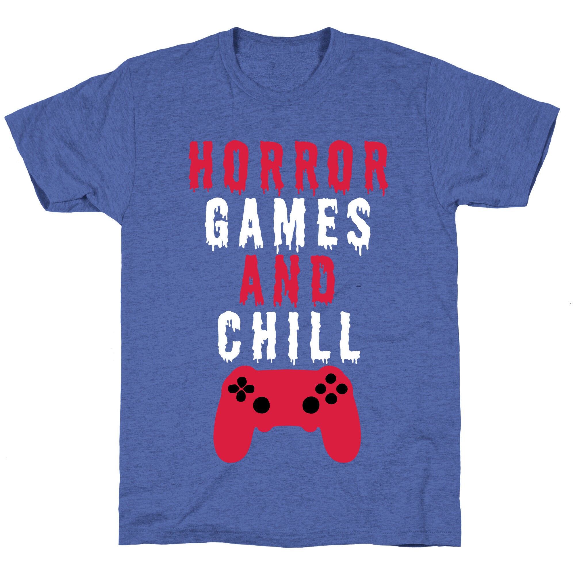 Horror Games And Chill Unisex Triblend Tee